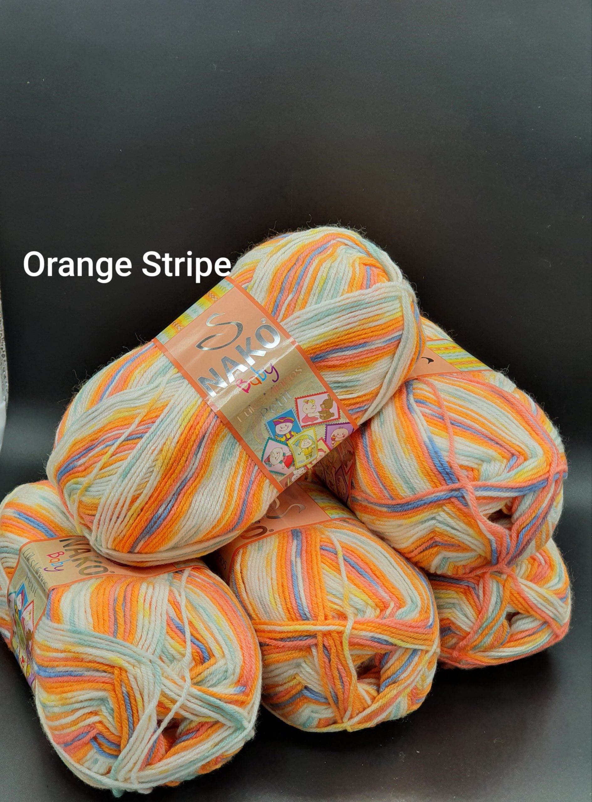 cotton yarn bundle 6 x balls - Image 3