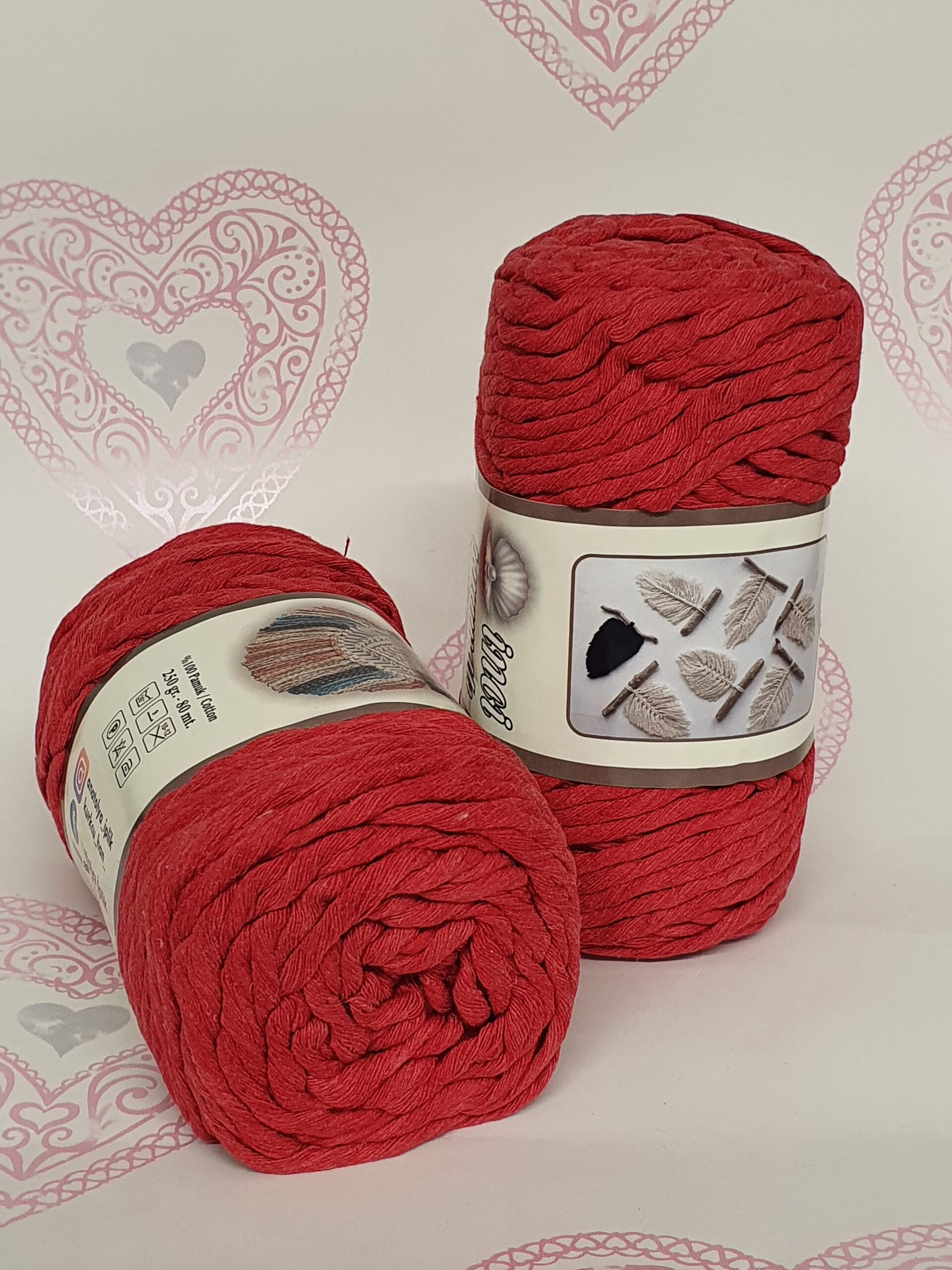 cotton yarn bundle 6 x balls - Image 21