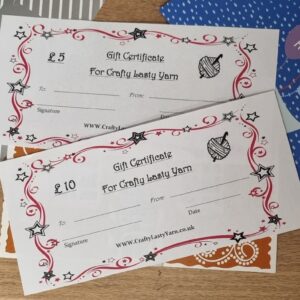 Gift voucher £10