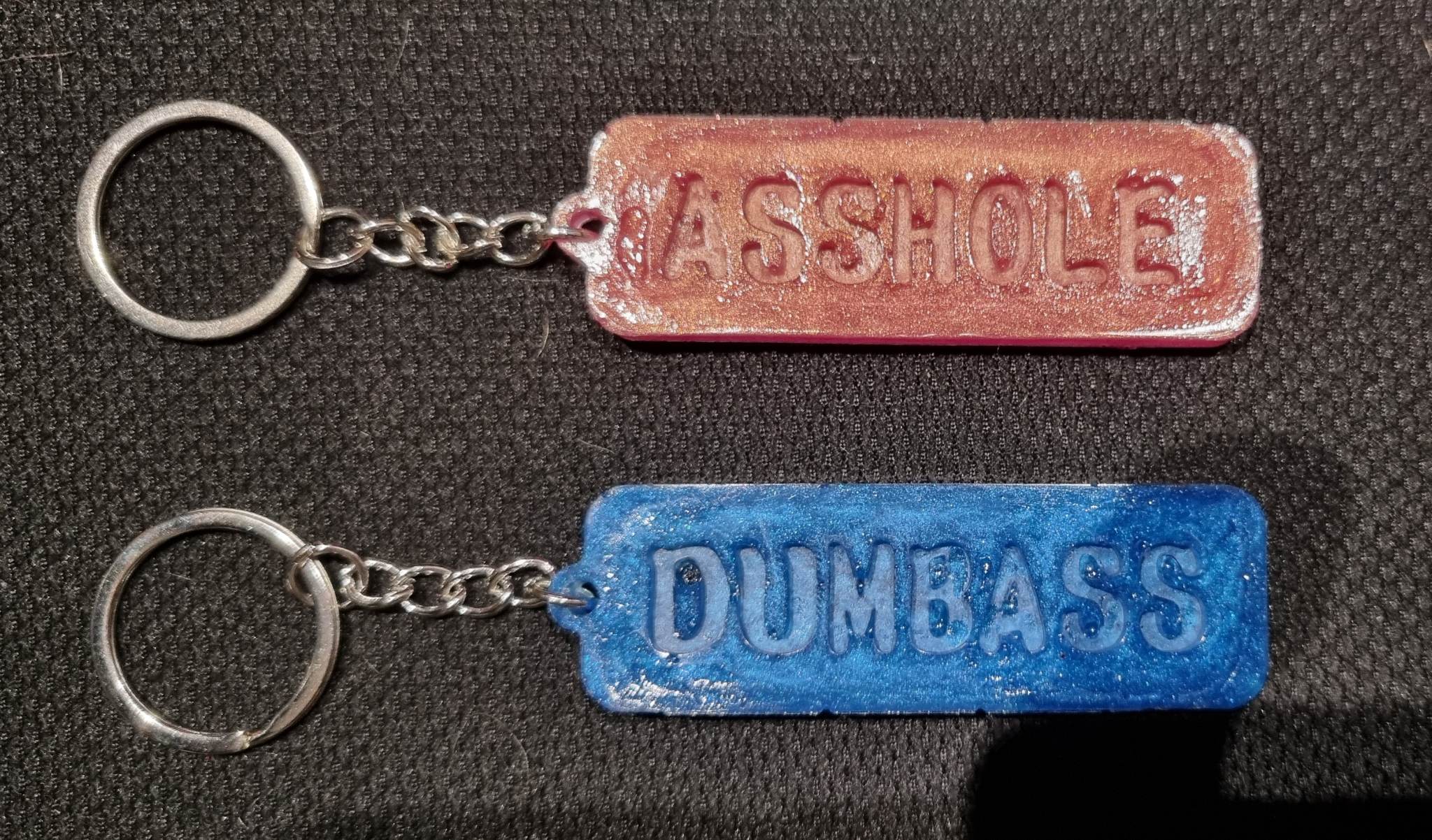 Rude Swearing funny words keyrings - Image 30