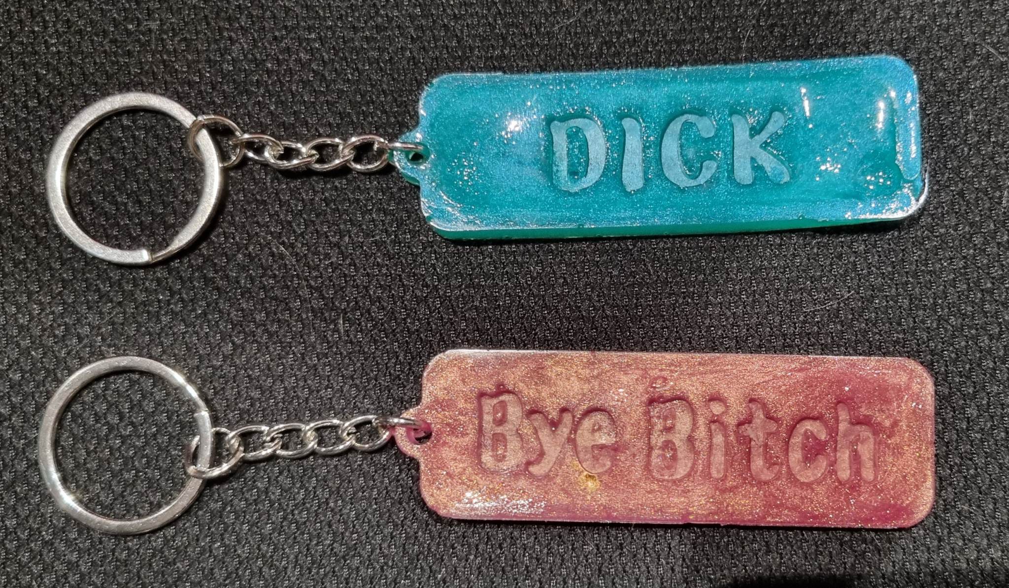 Rude Swearing funny words keyrings - Image 31