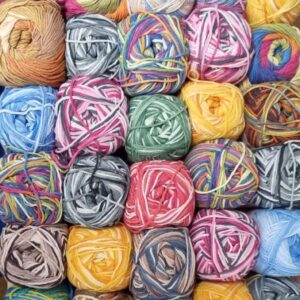cotton yarn bundle 6 x balls