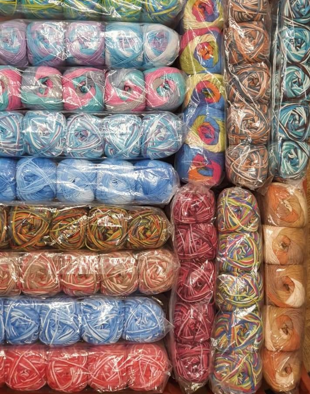 cotton yarn bundle 6 x balls - Image 28