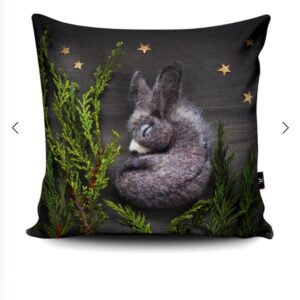Cushion Vegan Suede Needle felt style Donkey
