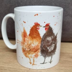 Ceramic Mug Chickens hens
