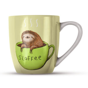 Bone China Mug Sloffee Sloth