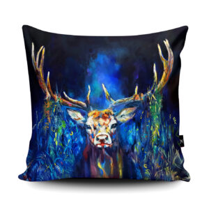 Cushion Vegan Suede Midnight Stag